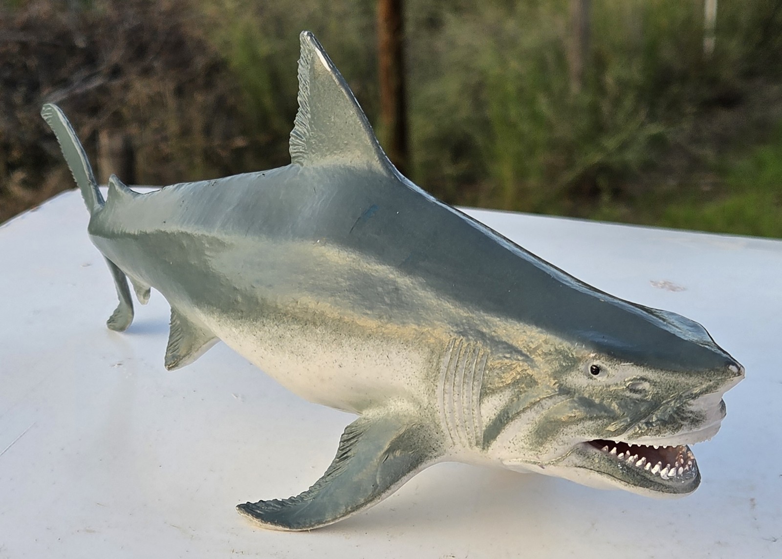 Lot Of 5 Large Shark Figures 11″ Long