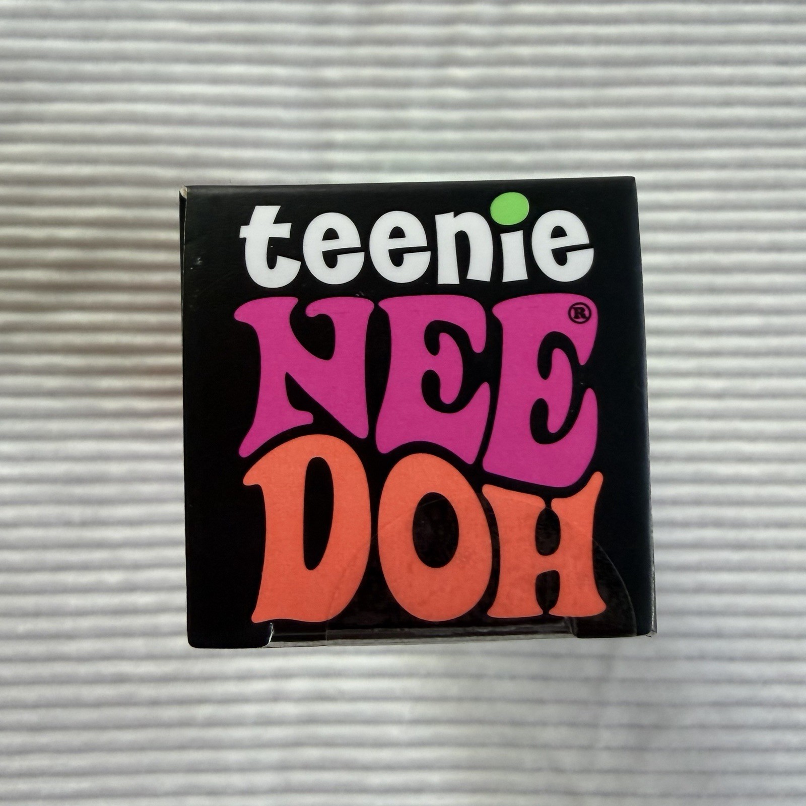 Schylling NeeDoh teenie 3-Pack Squeeze Balls Green Pink Orange TikTok VIRAL NIB