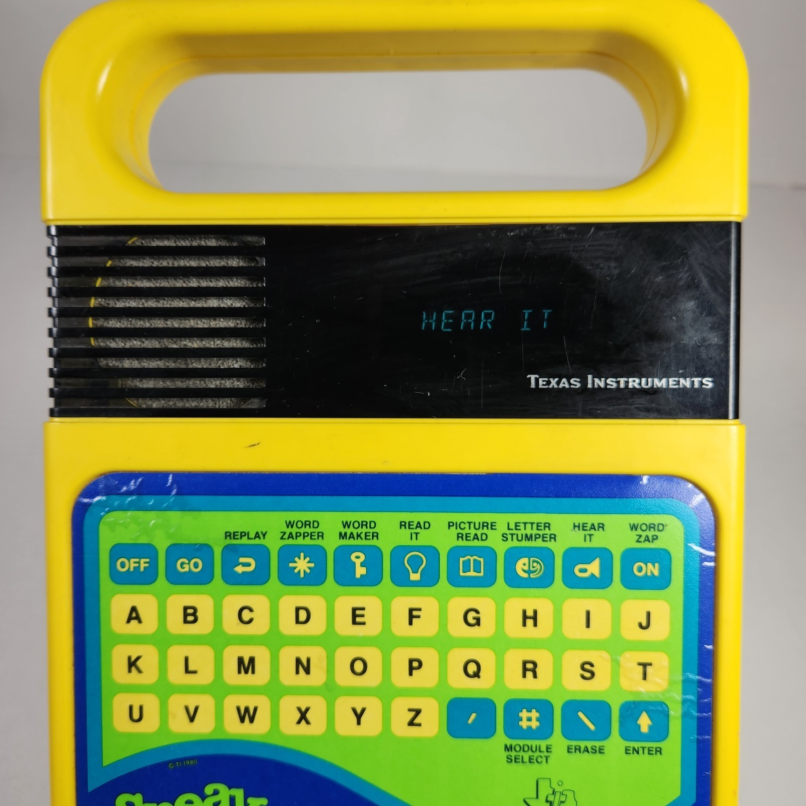 Vintage Texas Instruments Speak & Read Electronic Learning Toy – 1980 USA Made