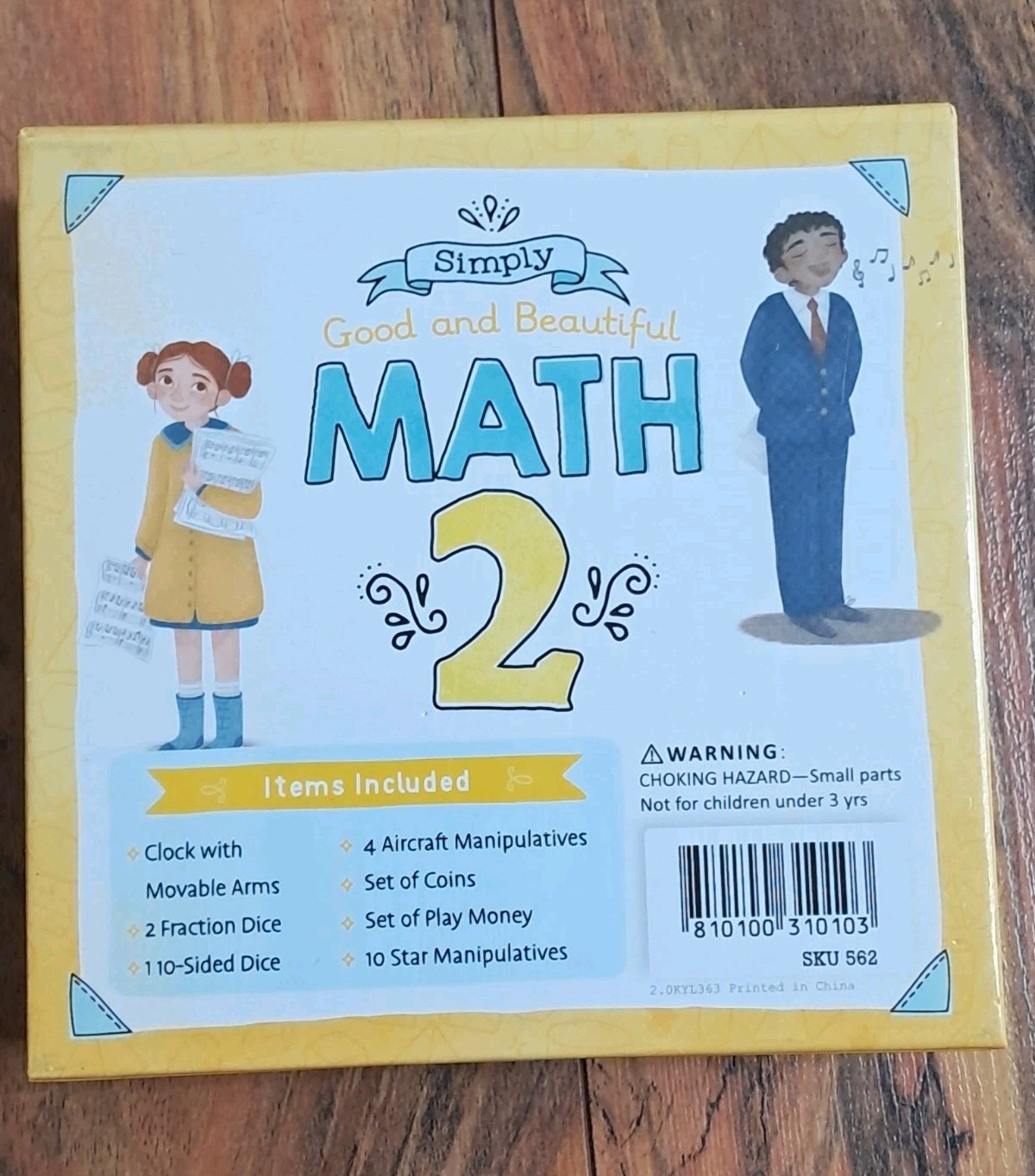 The Good and The Beautiful Math 2 Manipulatives Set Homeschool