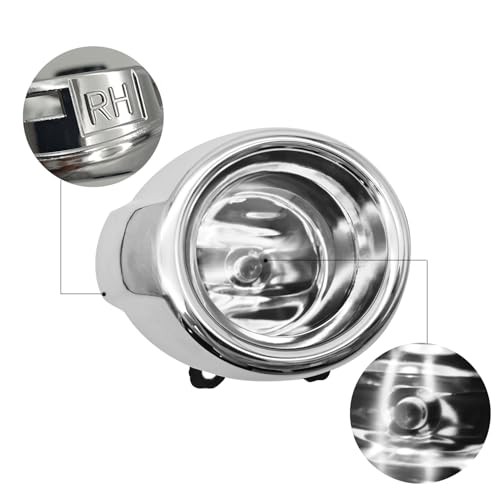 Fog Lights Compatible With 2012 2013 2014 Ford Focus Chrome bezel