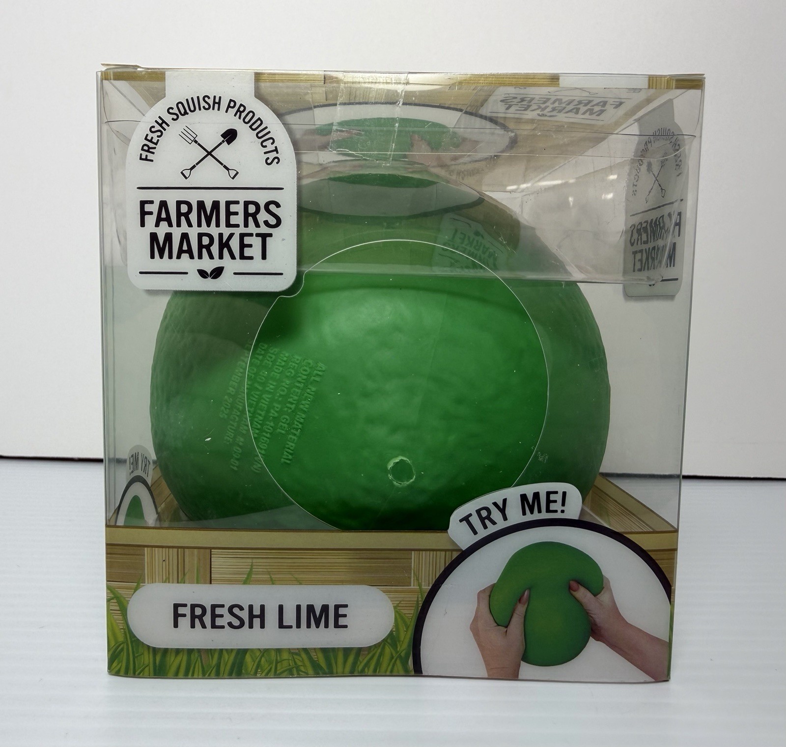 Sunny Days Jumbo Squeezy Fresh Lime Green Squishy Toy Stress Relief Sensory Fun