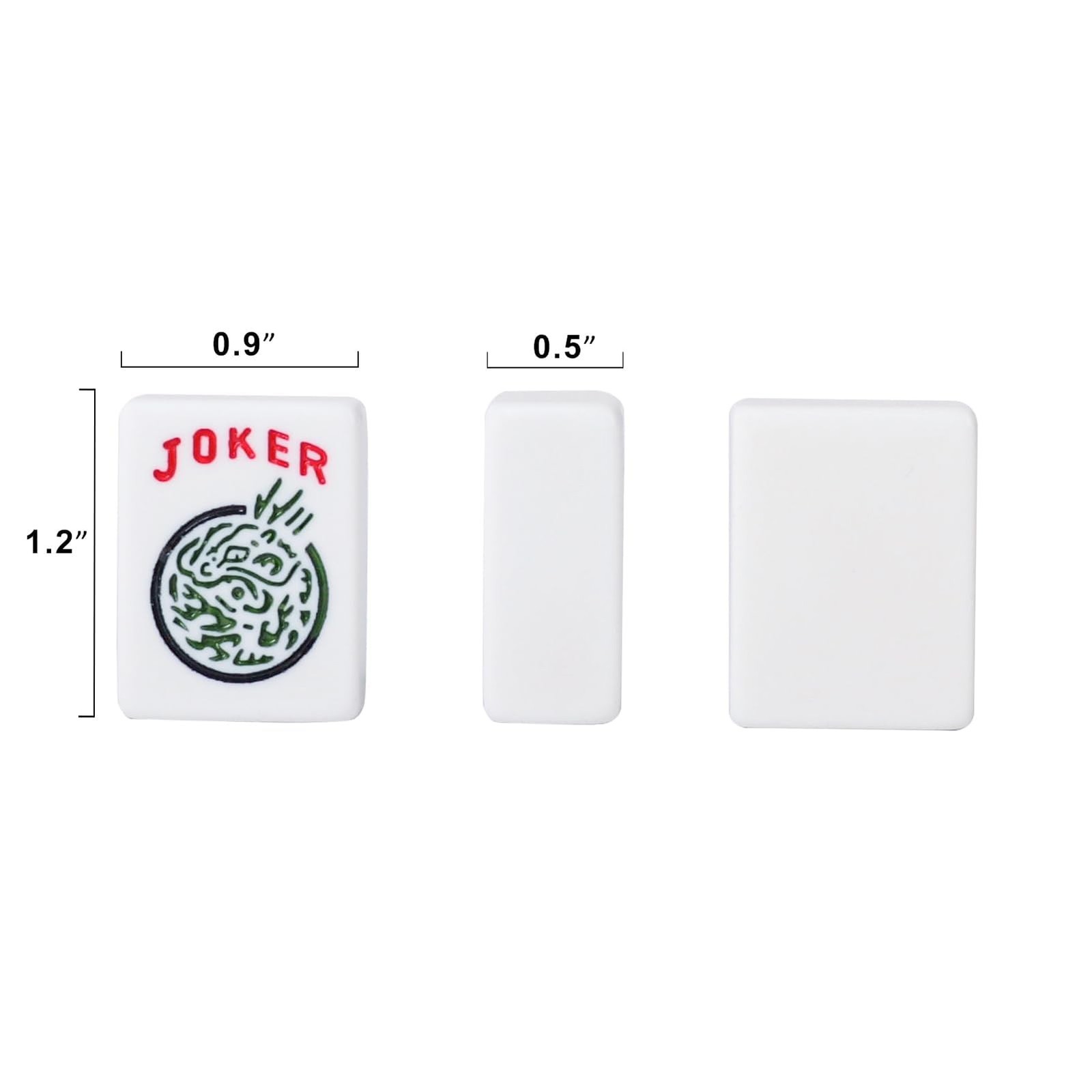 ZGME American Mahjong Set,166 White Tiles with Blue Rectangular Bag and Acces…