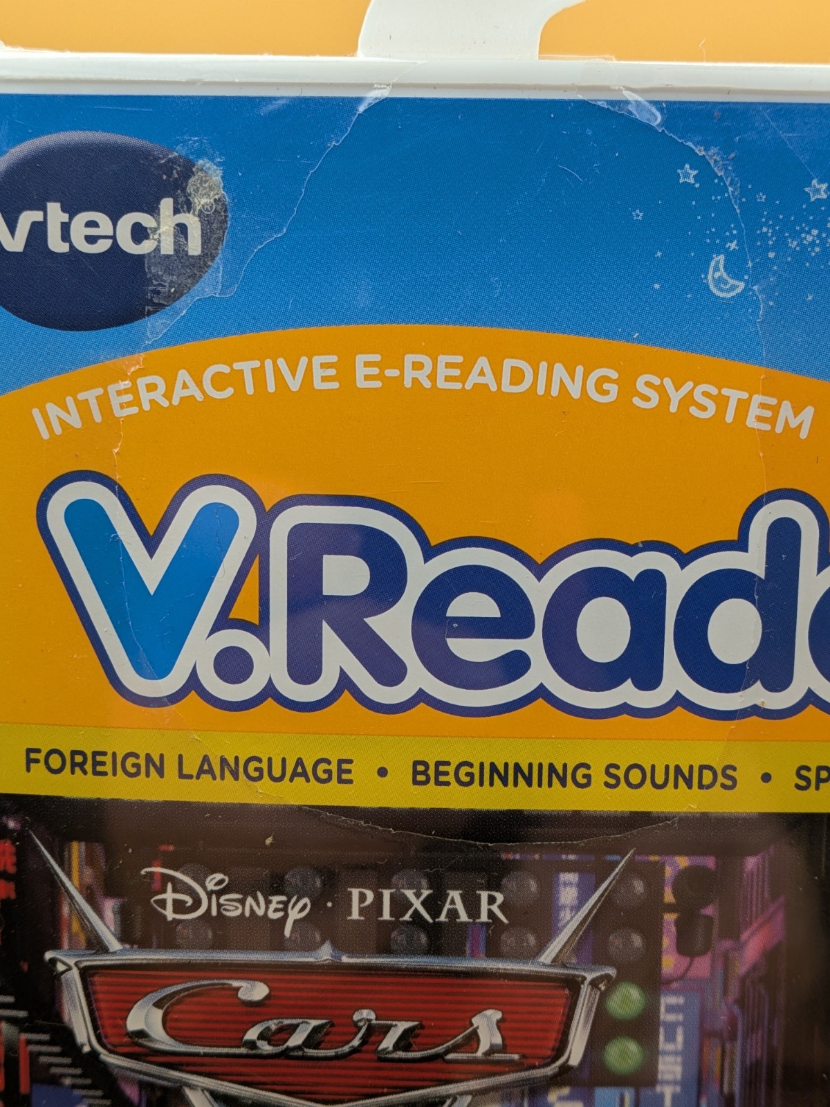 Vtech V.Reader Cars 2 Interactive E-Reading System-Ages: 4-6 Years – Sealed