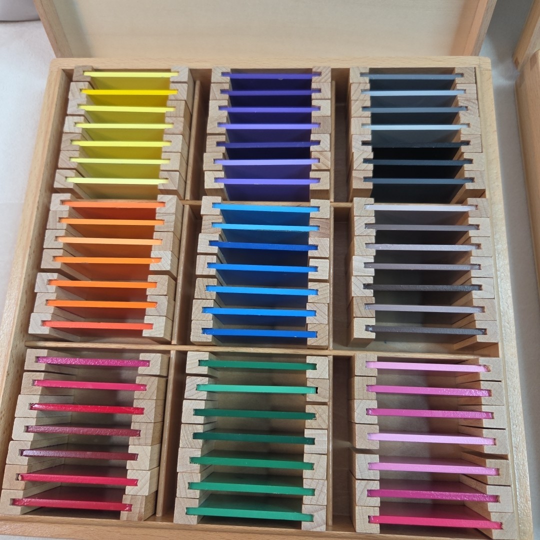 Montessori Color Tablets Boxes 2 & 3 Large Set 63 Pieces + 22 Piece Set Total 85