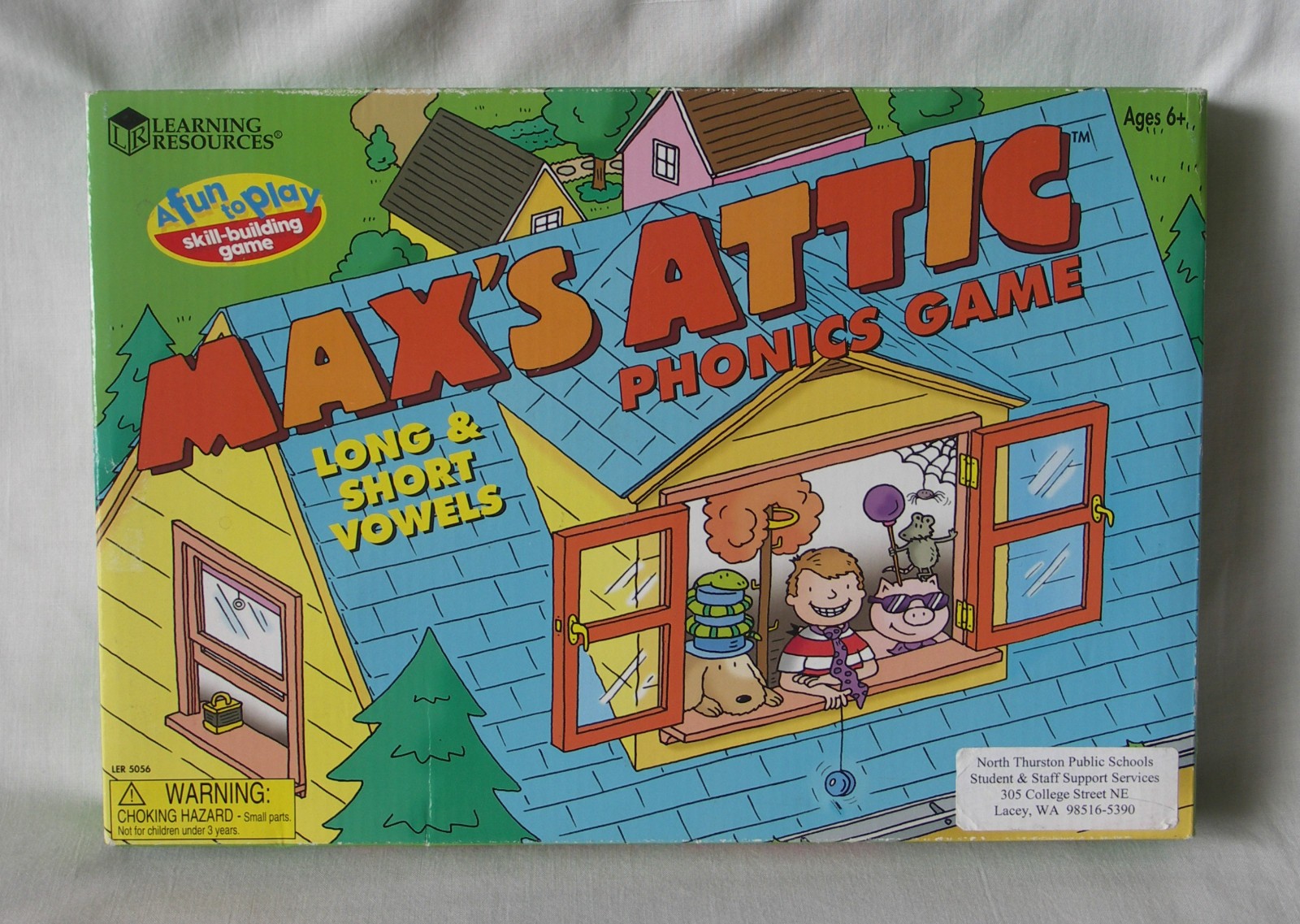Max’s Attic Phonics Game Long & Short Vowels Learning Resources Complete