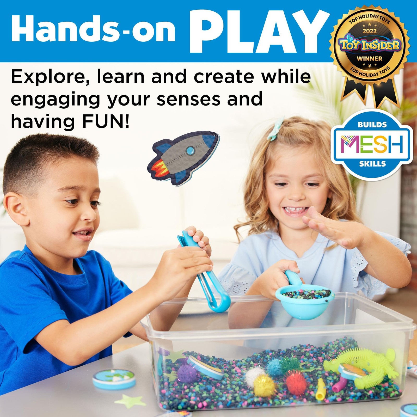 Creativity for Kids Sensory Bin: 10.25 x 14.5 x 4.75 inches, Outer Space