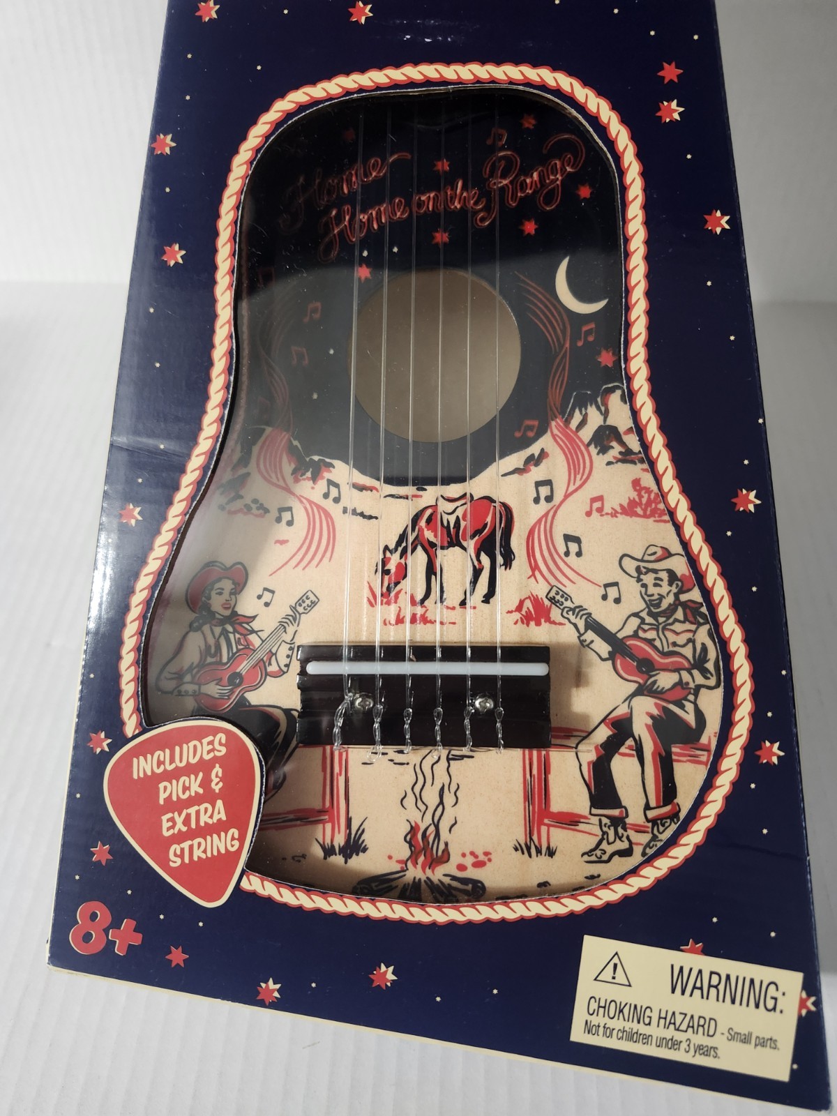 New In Box Vintage Schylling Cowboy Guitar for Kids Ages 8 and Up