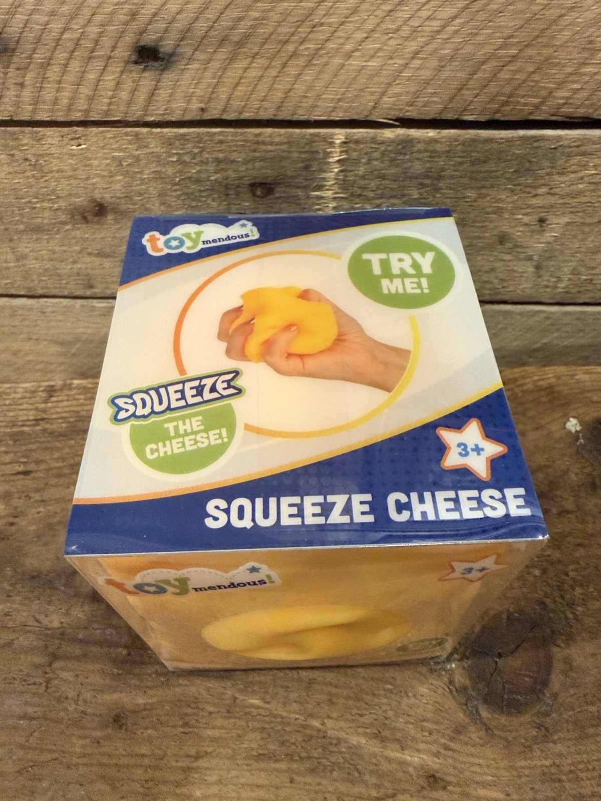 Toymendous Squeeze Cheese Tactile Squishy Squeeze Toy Yellow Ages 4-11 2025
