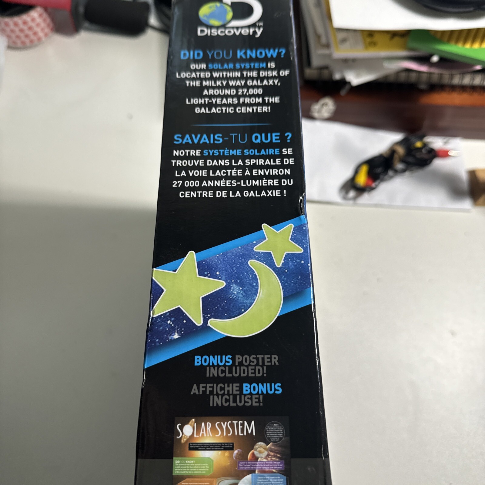 Discovery Channel Kids STEM 3D Glow-in-the-Dark Solar System Model Kit – SEALED