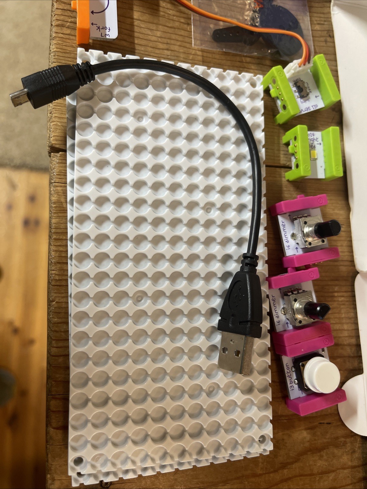 littleBits Arduino Coding Kit – STEM Learning Kit – Used W/ Extras