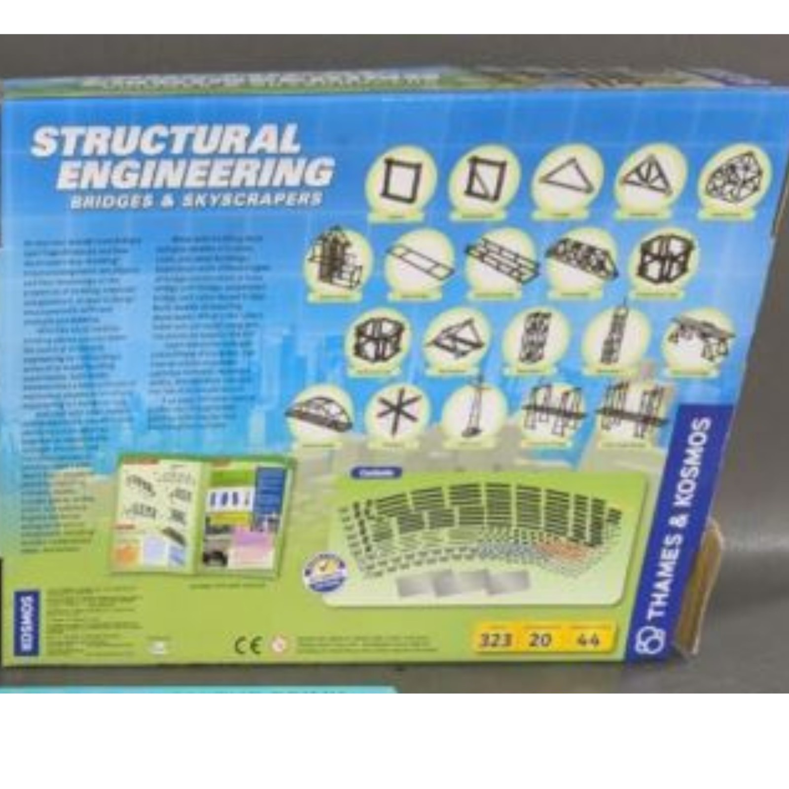 Thames & Kosmos Structural Engineering Bridges Skyscrapers STEM Kit Sealed New