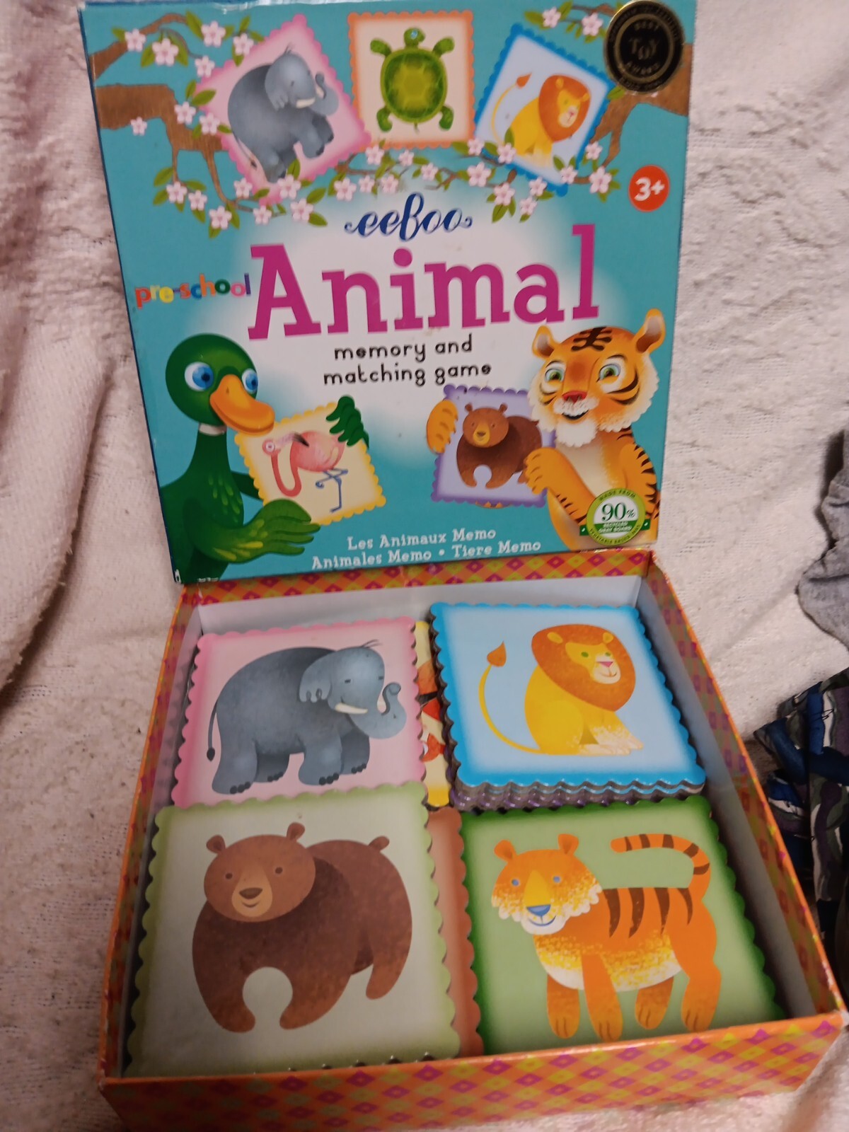 Eeboo Animal Memory And Matching Game Preschool Complete 2017 Rare Kids Game