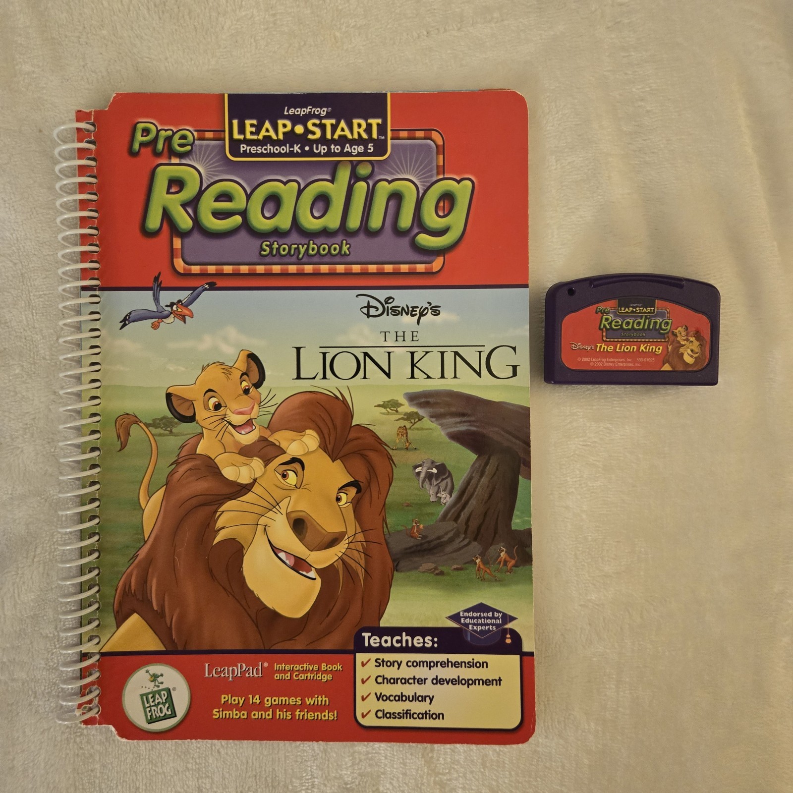 LeapFrog Amazing Spider-Man LeapPad w/5 Books & 4 Cartridges plus Backpack