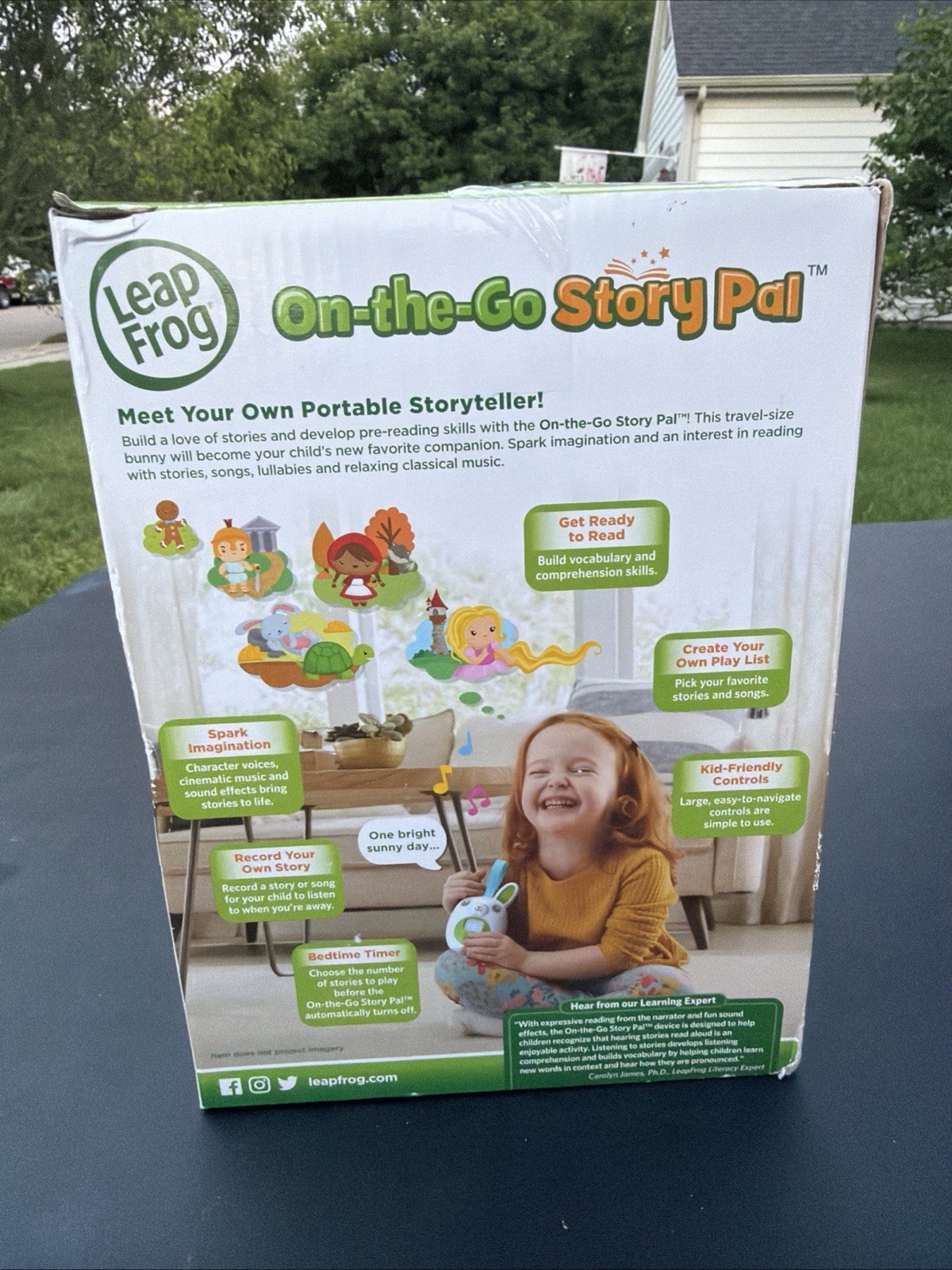 Leap Frog On-the-Go Story Pal LeapFrog Storyteller Lullabies Songs Poems 3+ 11a