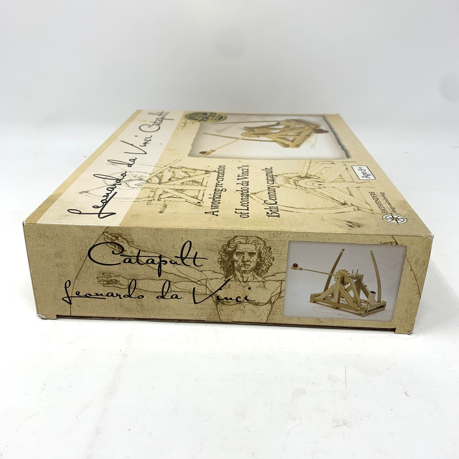 Leonardo Da Vinci Catapult Wooden Construction Craft Kit by Pathfinders NIB