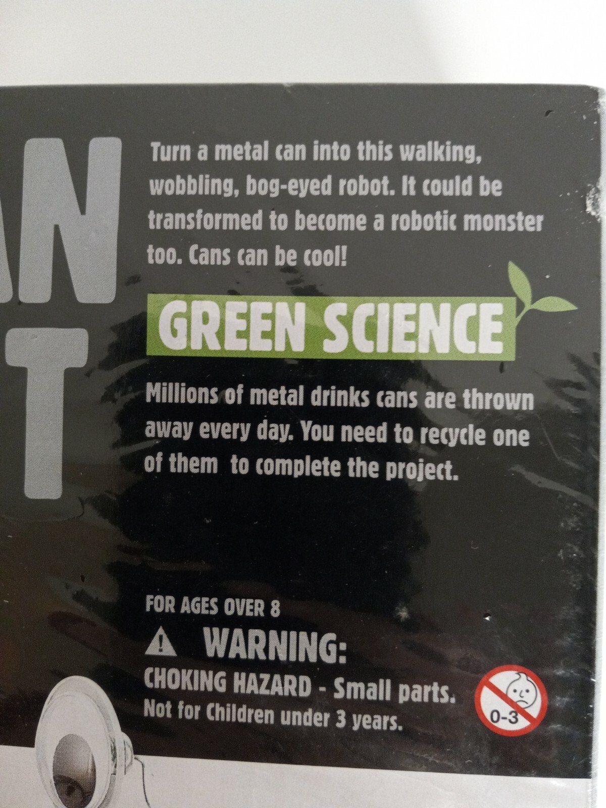 GREEN SCIENCE Tin Can Robot Youth Robotics Kit 4M – NEW Fun mechanics kit.