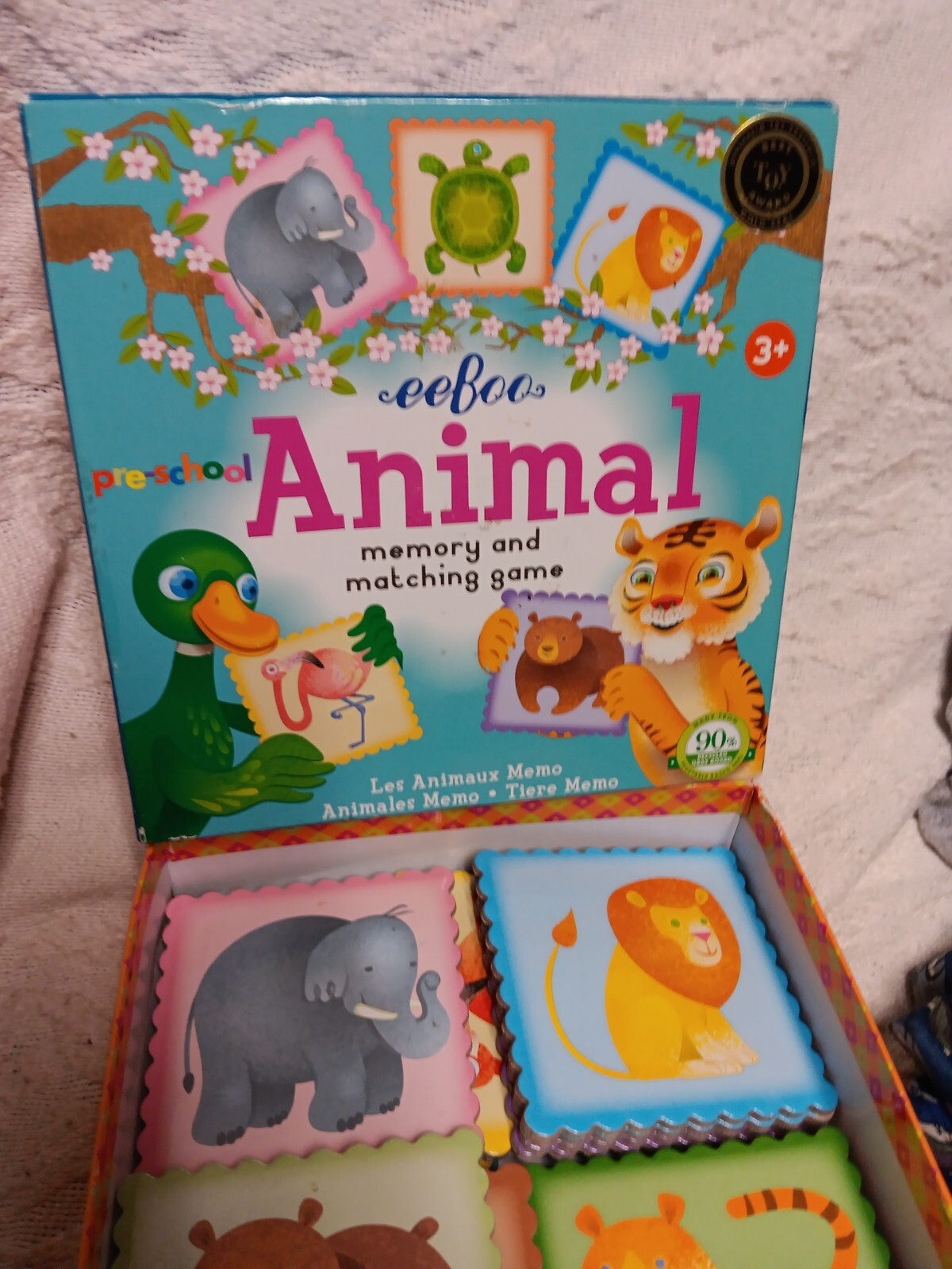 Eeboo Animal Memory And Matching Game Preschool Complete 2017 Rare Kids Game