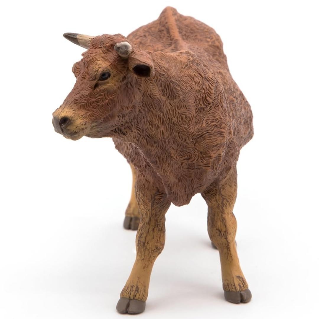 Limousine Cow Figurine – Hand Painted Farm Animal Toy Figure – Papo 51131