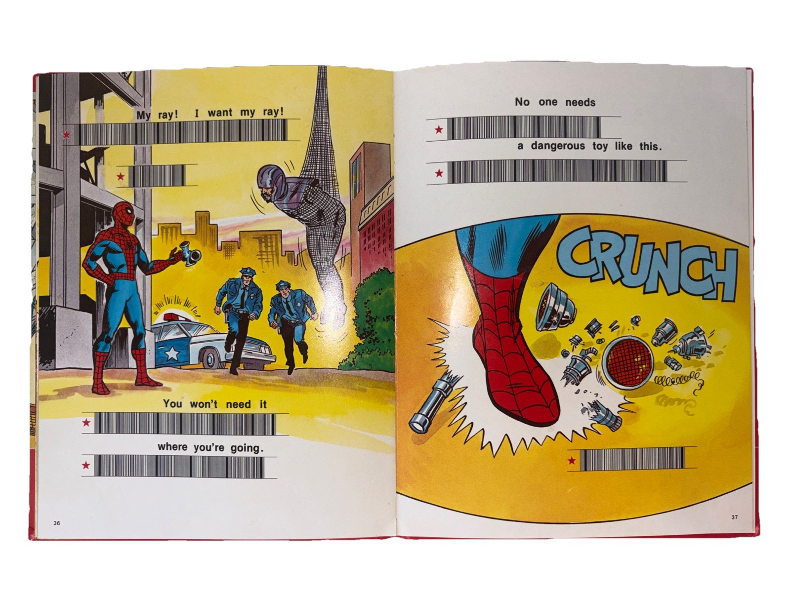 The Amazing Spider-Man Book• 1982 • Texas Instruments Magic Wand Speaking Reader