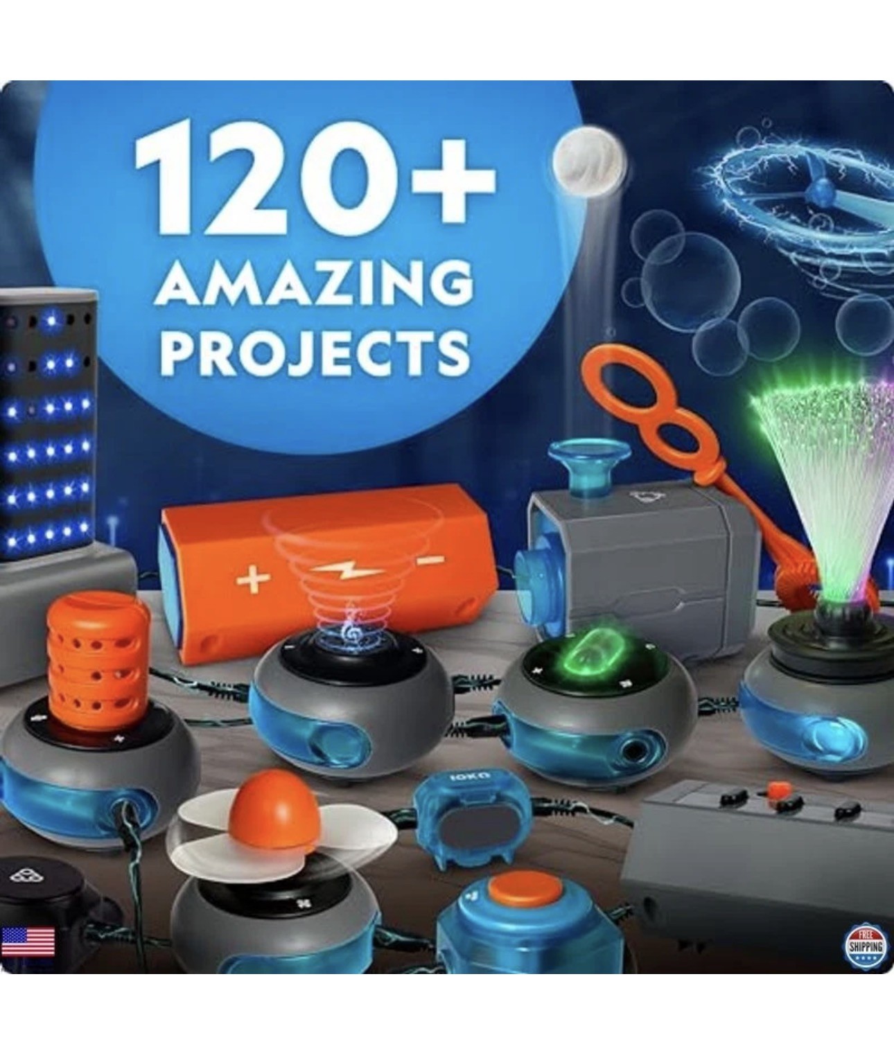 National Geographic Circuit Maker Kit – 120 Engaging Electrical Projects for