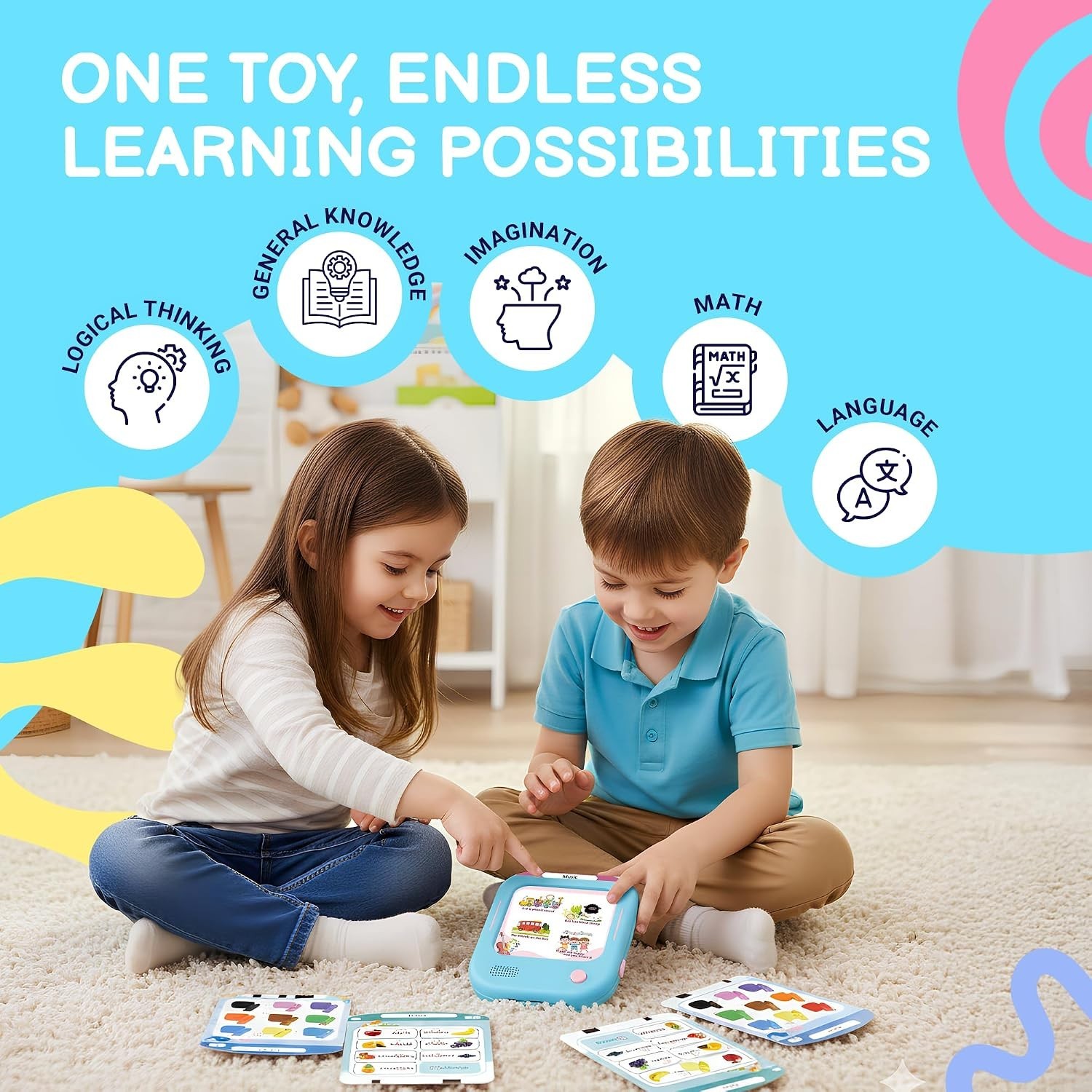 Toddler Learning Set – 800+ Words & Fun Facts