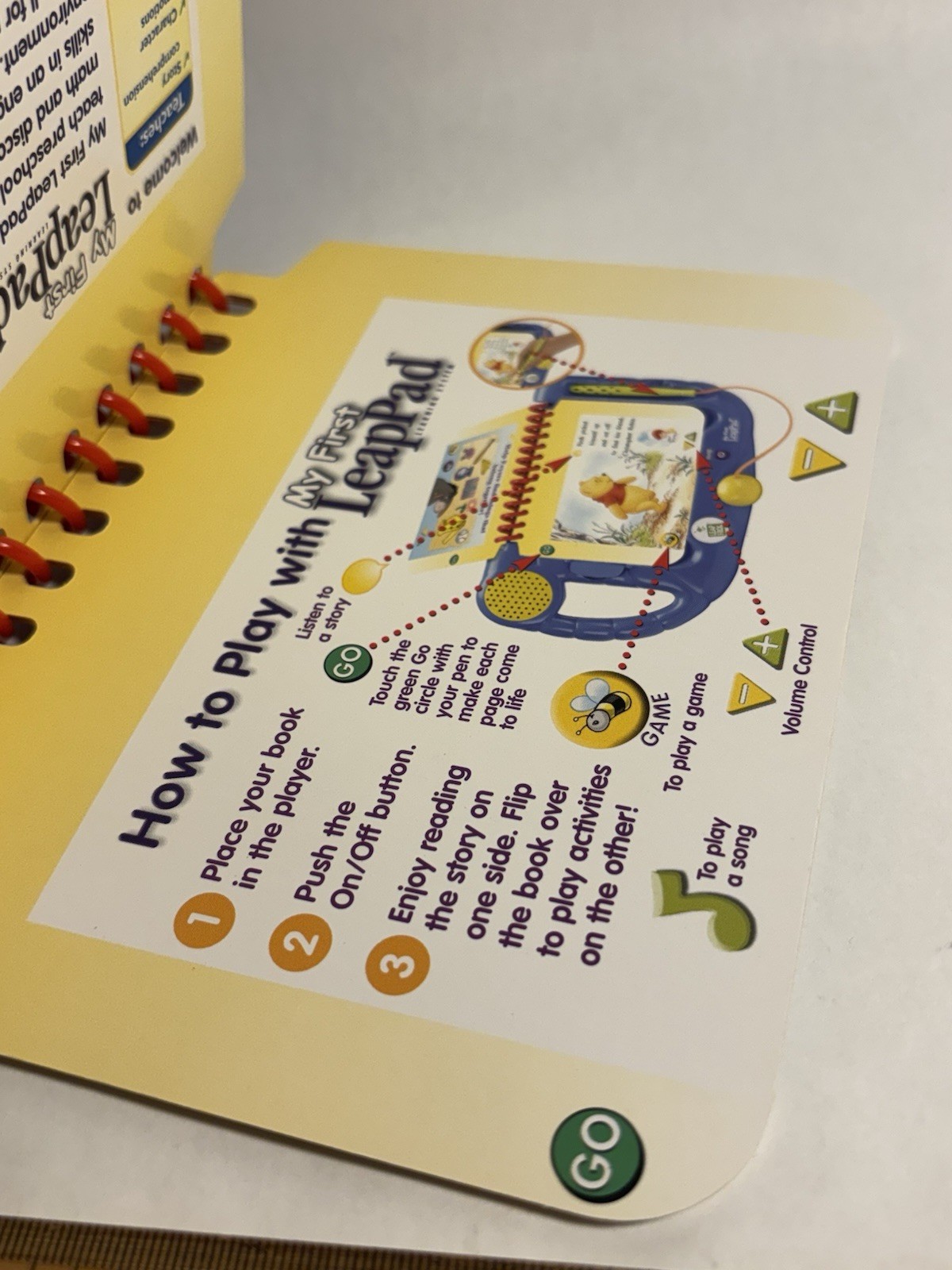 My First LeapPad Leap Frog Disney Winnie the Pooh’s Honey Tree (no cartridge)
