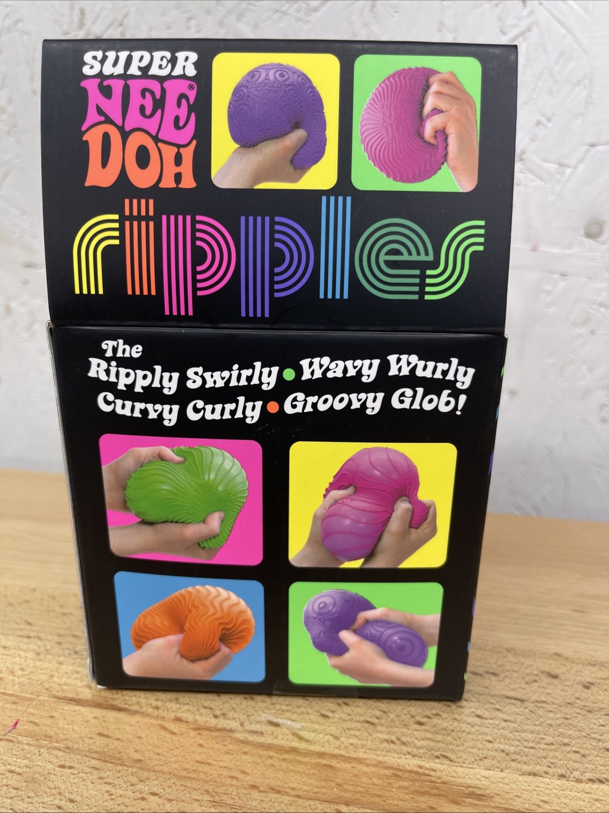 Schylling Super Nee Doh Ripples Tactile Squeeze Toy Pink Ages 3+