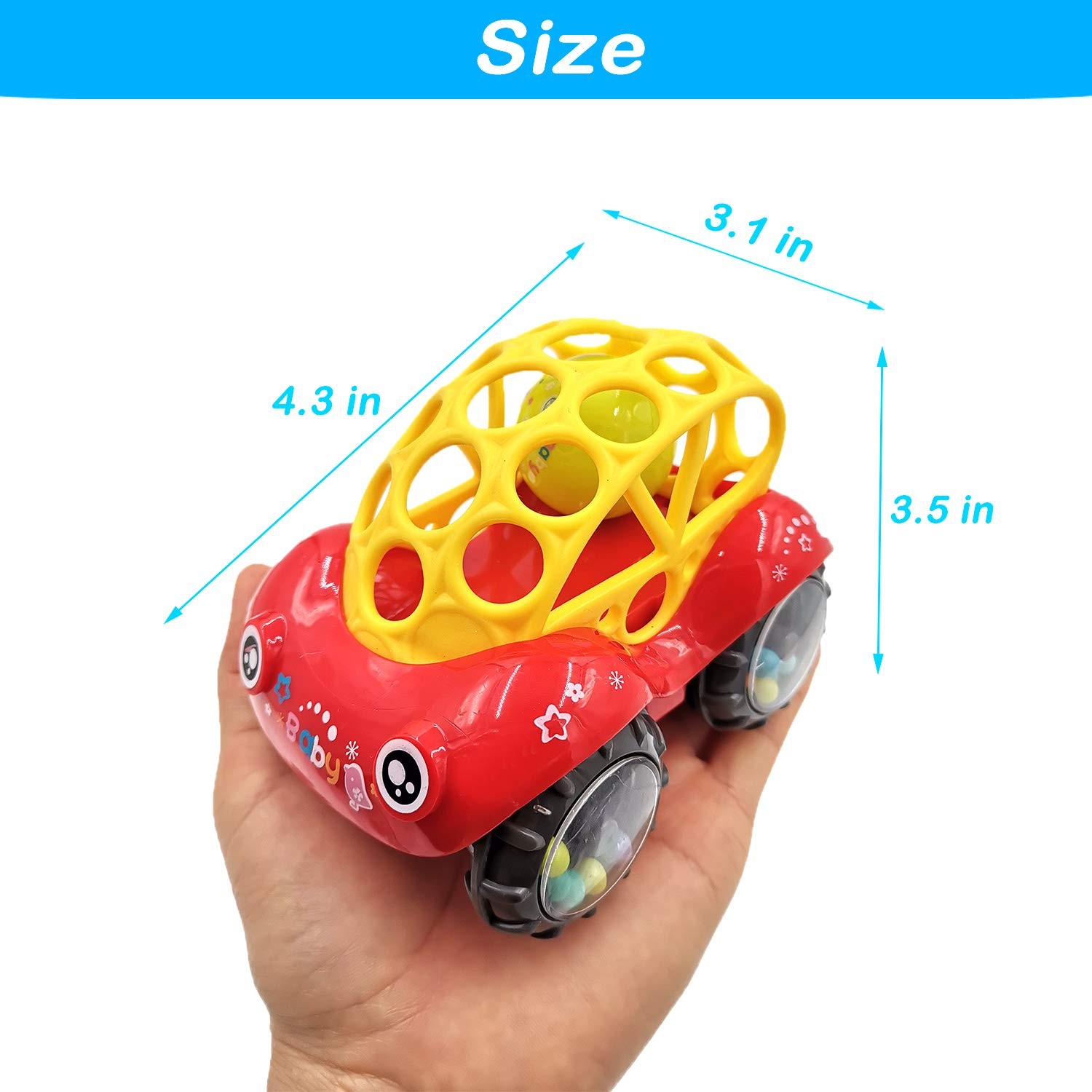Zhihuan Toy Cars For Toddlers 1-3 – Car Toys For 3-18 Months Car Toys For 1-5