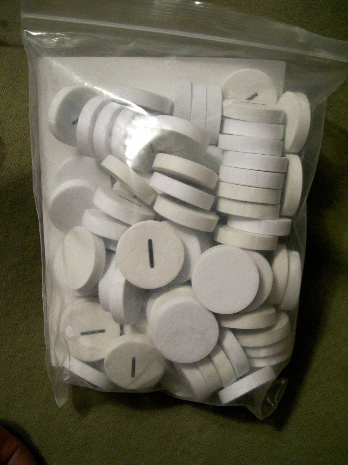 SDE Singapore Math Place Value Foam Disks 100 Ones Set (NIP) Grades1-4