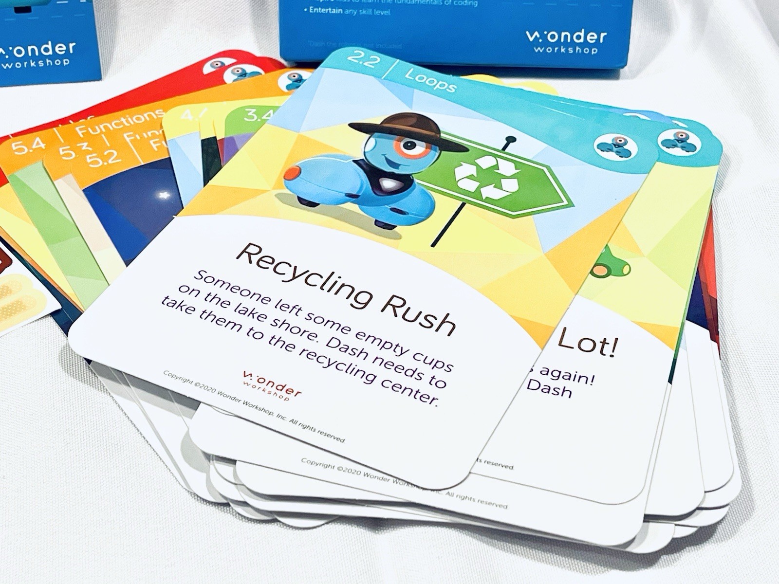 Wonder Workshop Dash Challenge Cards Set – RARE Robot Games Accessory