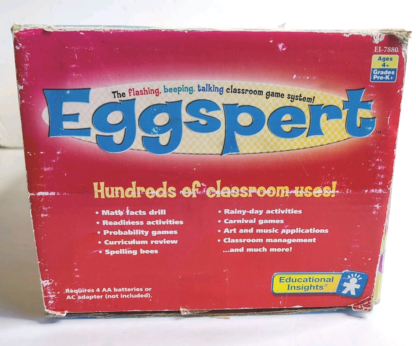 Eggspert 7880 Classroom Educational Buzzer Game Lights & Sounds Homeschool Works