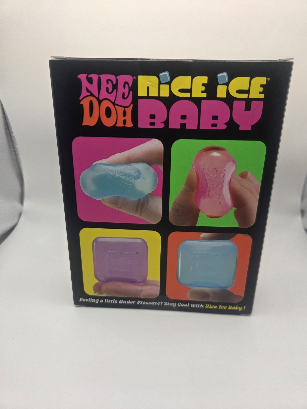 Pack of 4: NeeDoh Nice Ice Baby Viral Squishy, 4 Count, Shilling Brand Sealed