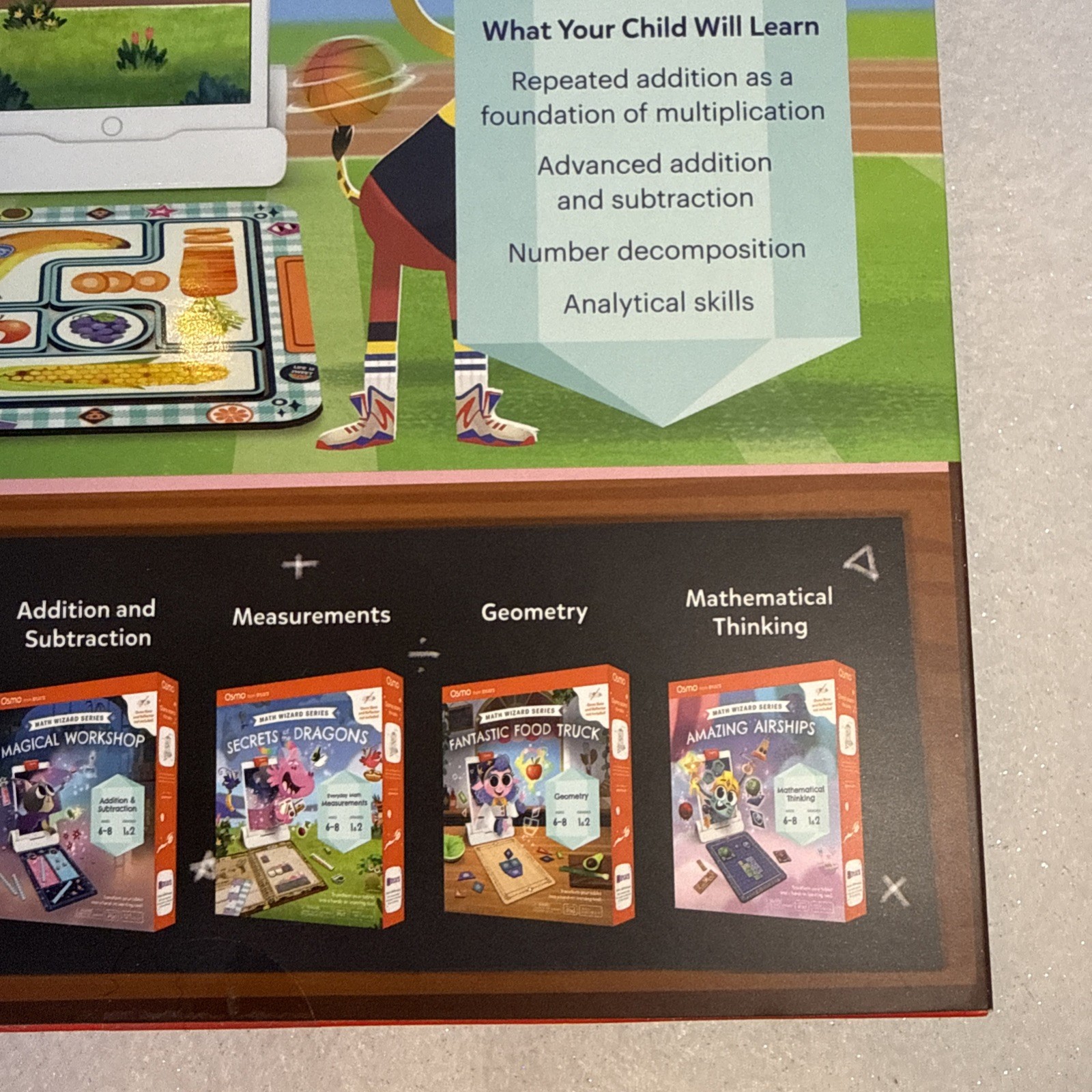 Osmo Math Wizard And The Enchanted World Games for iPad / Fire Tablet (Ages 6-8)