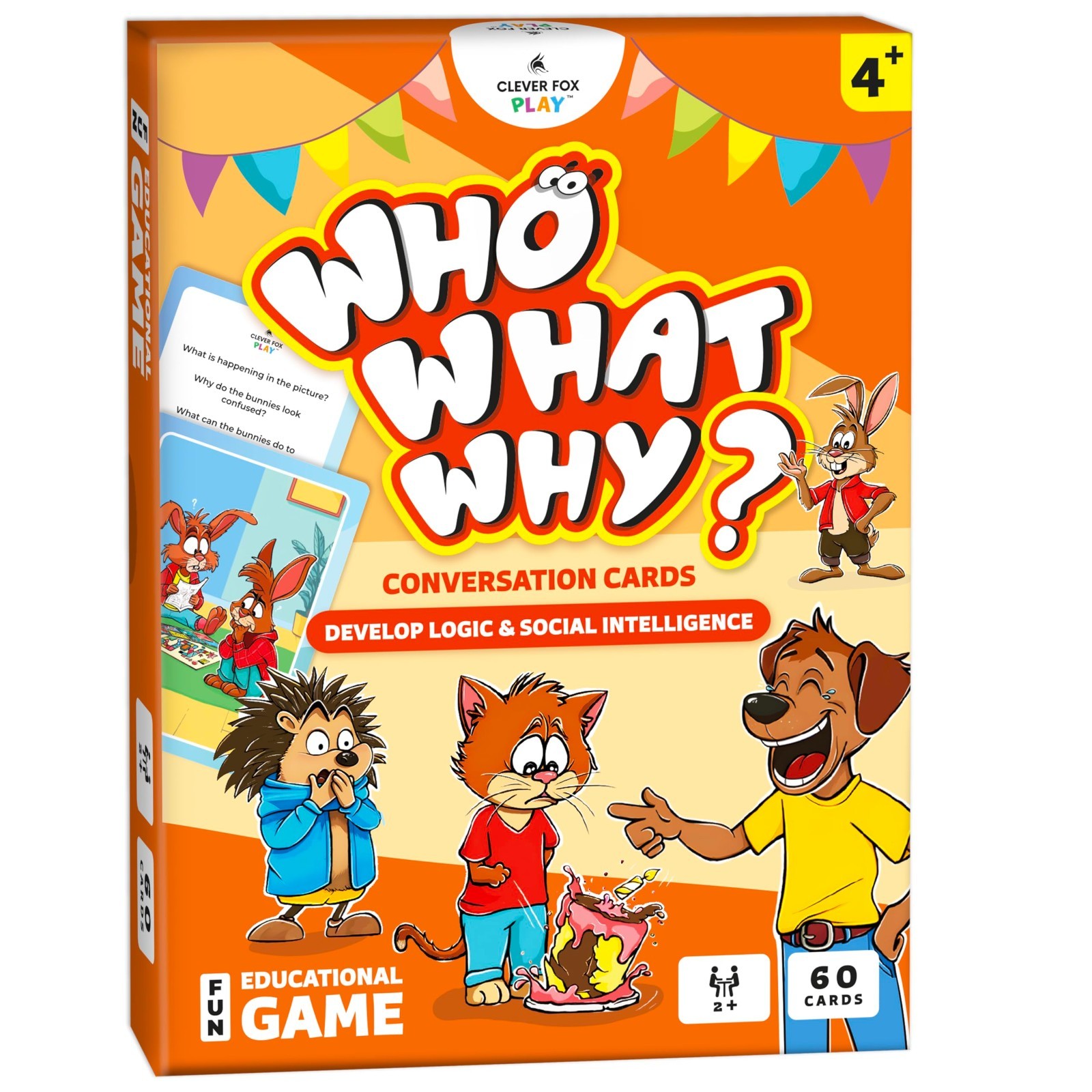 Kids Conversation Cards – Social Skills & Emotional Intelligence Game, Speech Th