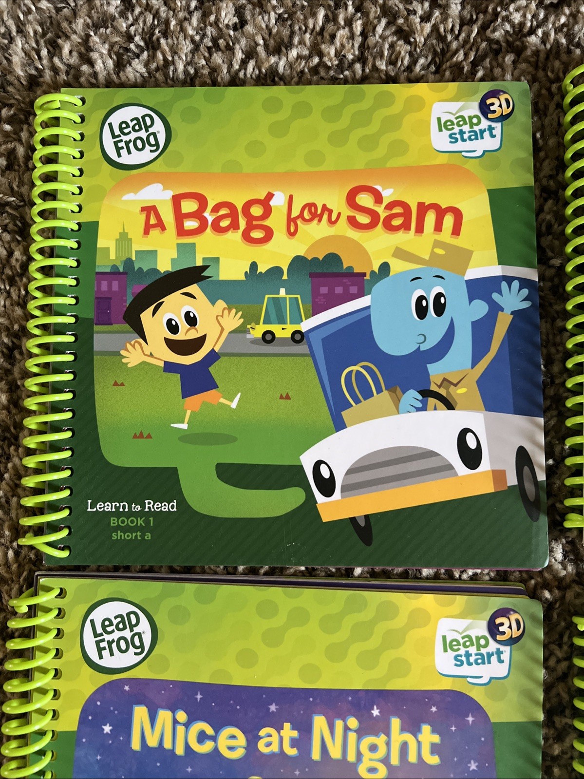 LeapFrog Leap Start Learn to Read Books 1 2 4 5 6 Long Short Vowels Sam Ted