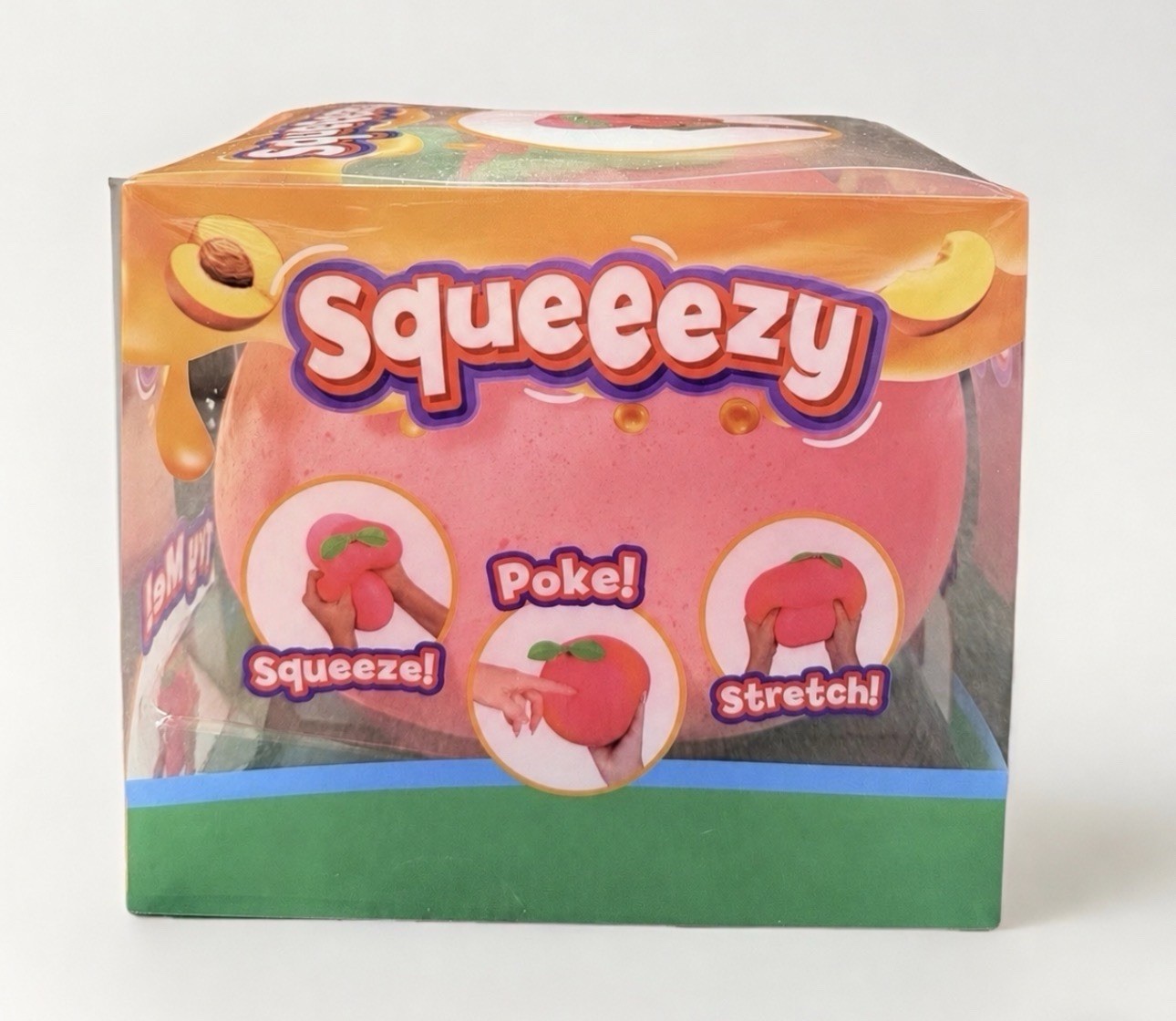 Viral Sunny Days Jumbo Squeezy Peach – Squishy Toy, Stress Relief Sensory Fun 🍑