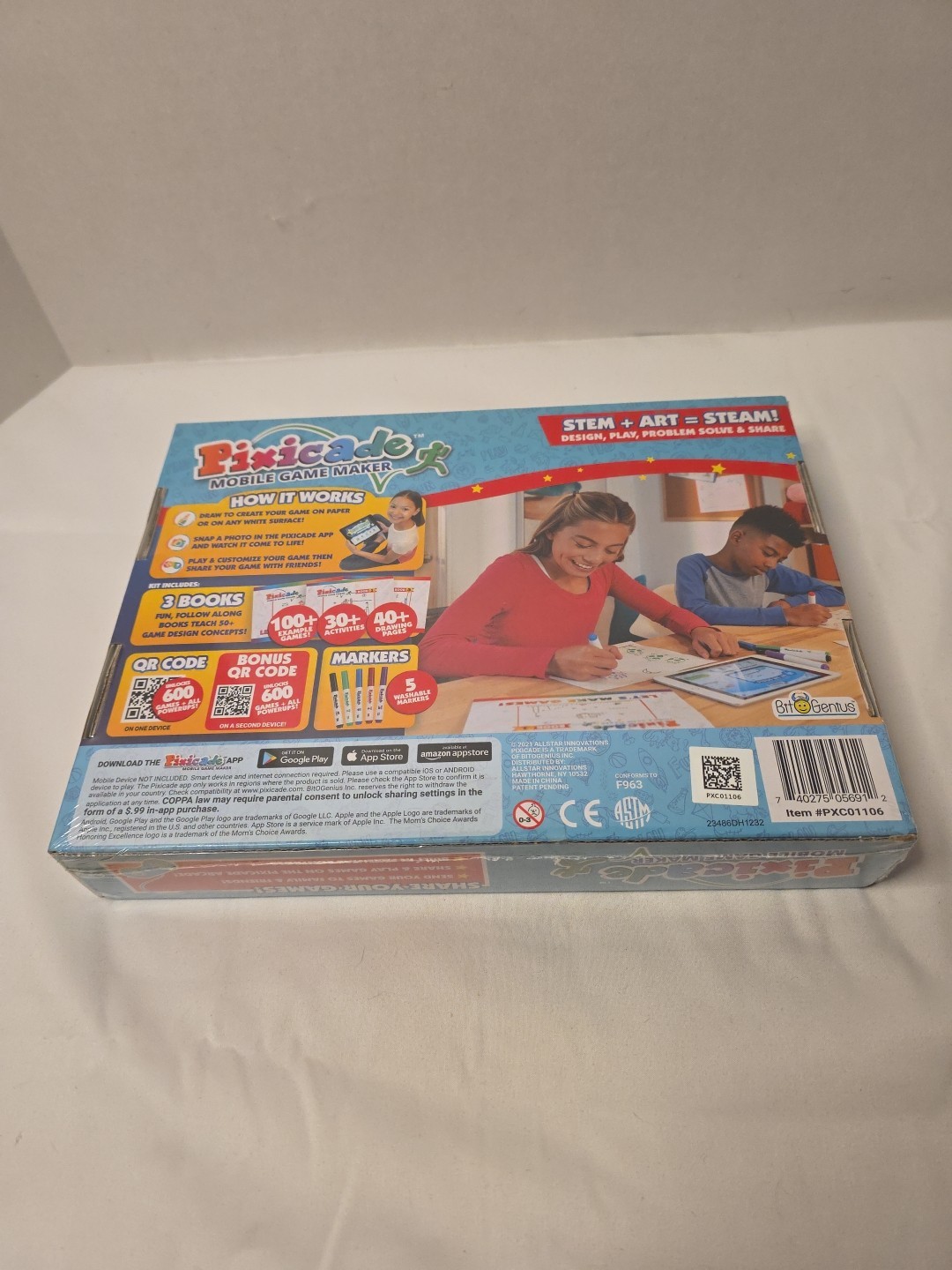 Pixicade Plus Mobile Game Maker Create Play 1200 Video Games STEM Brand New