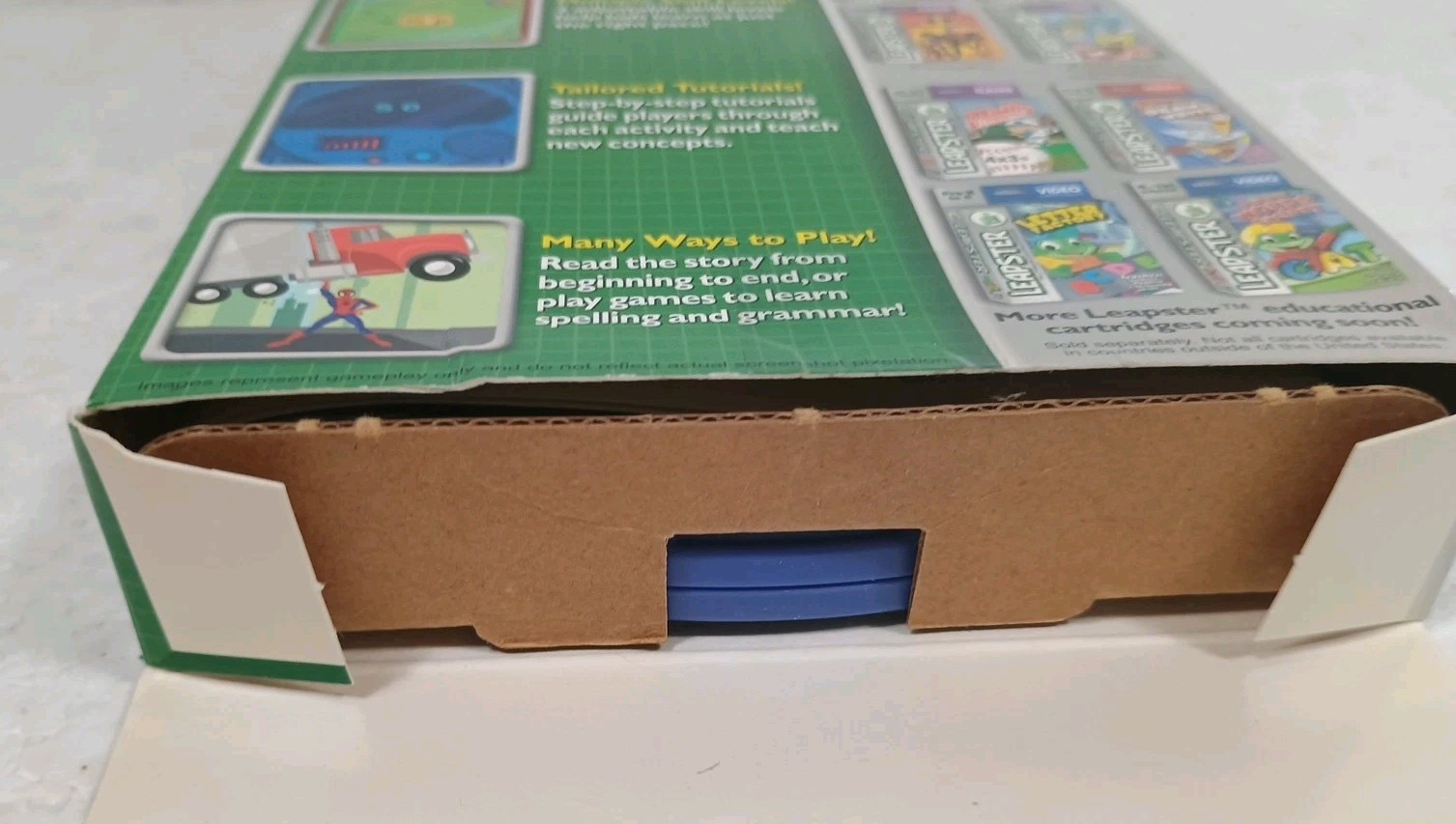 Leap Frog Leapster Spiderman The Case Of The Sinister Speller Game Damaged Box