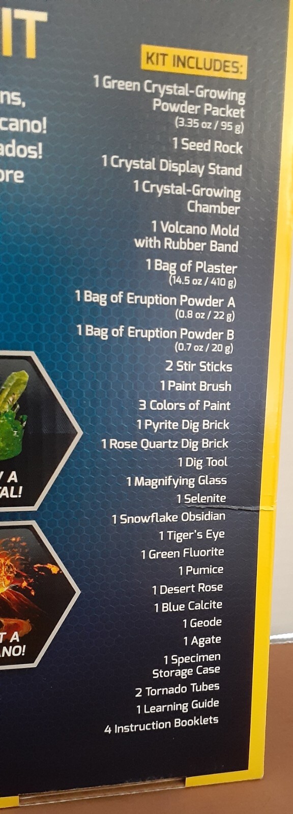 National Geographic Mega Science Series Earth Science Kit 15+ STEM Activities