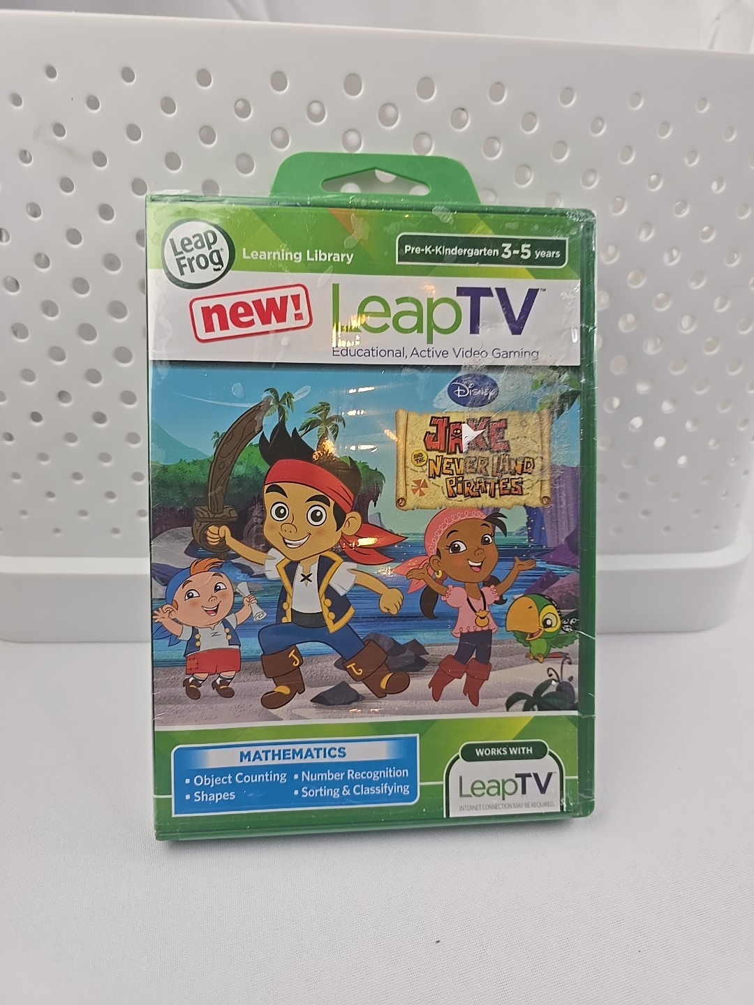 Leap Frog Learning Game Jake & The Neverland Pirates Age 3-5 LeapTV Mathematics