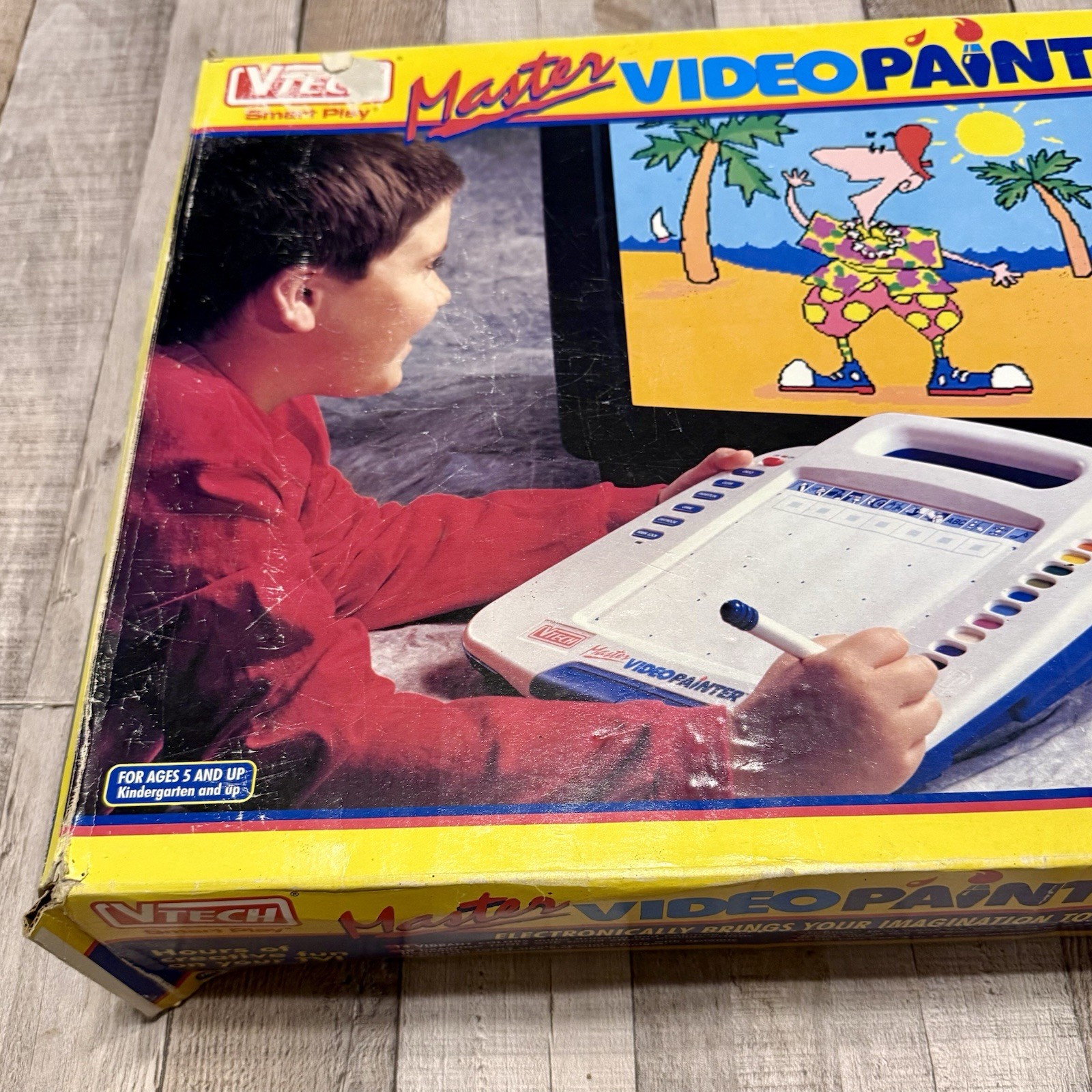 Vintage VTech Master Video Painter In Box Stylus Cord Manual Very Nice
