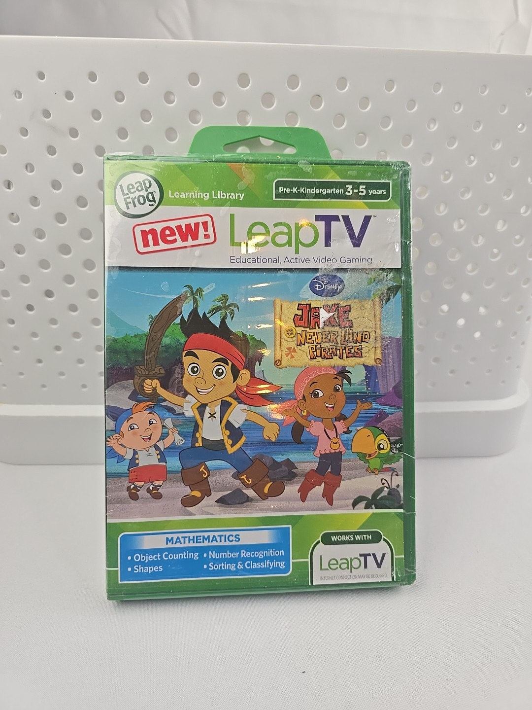 Leap Frog Learning Game Jake & The Neverland Pirates Age 3-5 LeapTV Mathematics