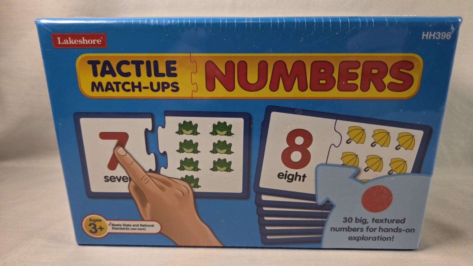 Lakeshore Learning Tactile Number Match Ups Numbers 1-30 NEW HH396