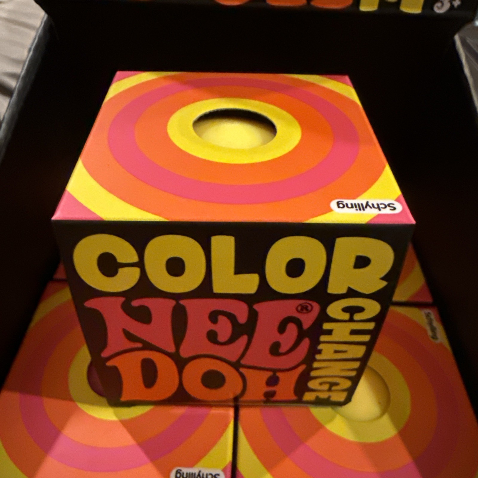 YELLOW NeeDoh Color Change BALL Sensory Fidget Squishy Splatter Toy Brand New