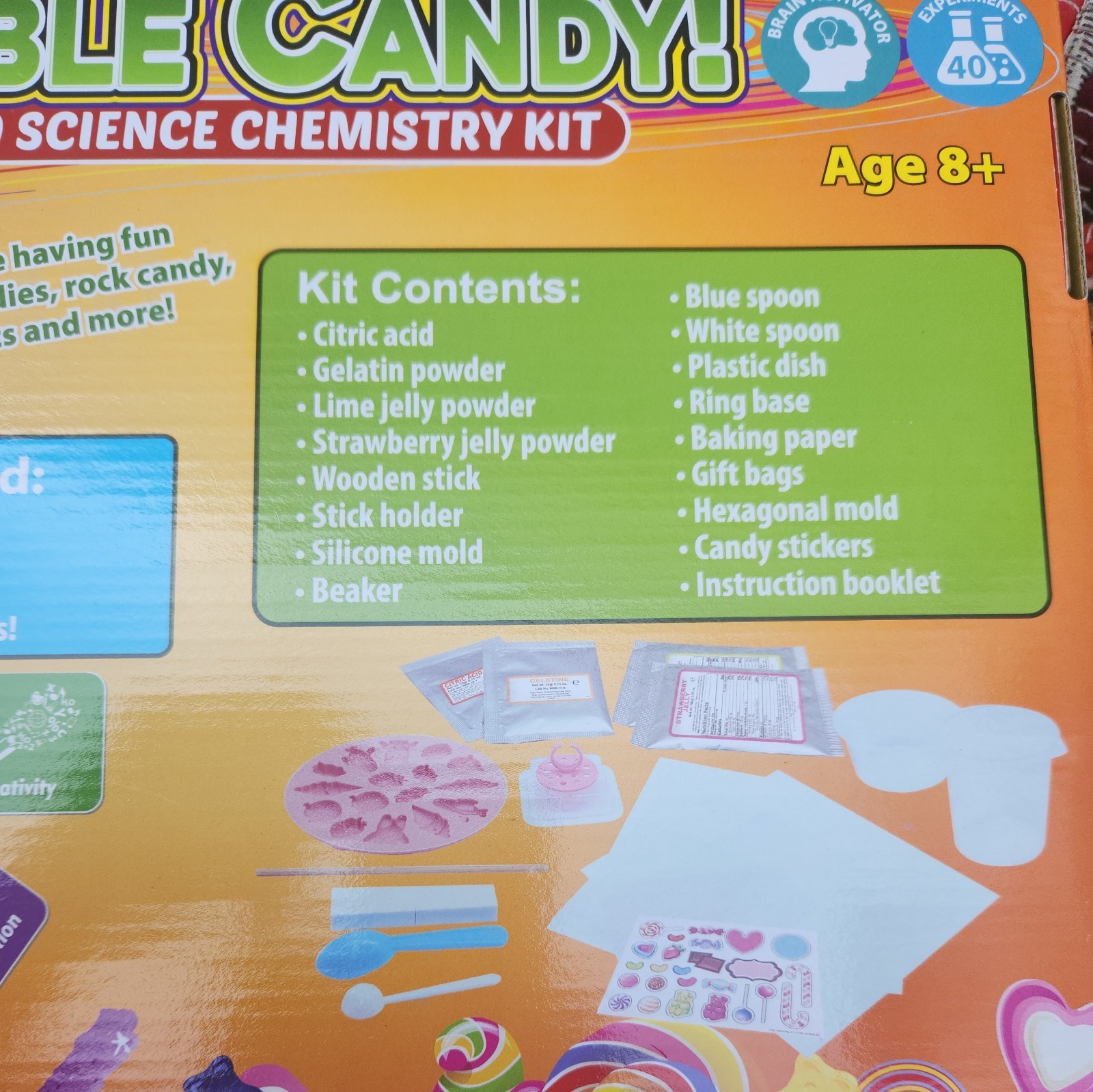 Playz Edible Candy Making Science Kit for Kids Ages 8 + Years Old – Food Science