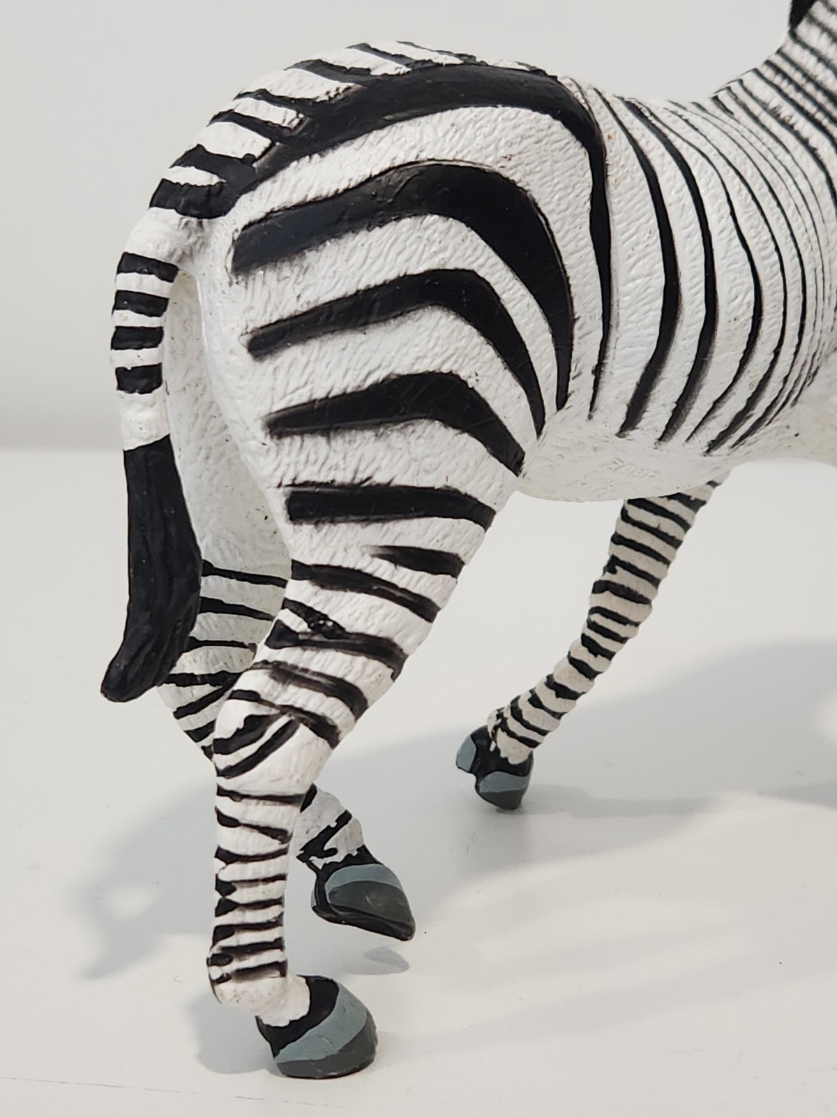Safari Ltd. Vintage 1993 Zebra Figure Figurine Toy Realistic 7 Inch Animal Vtg