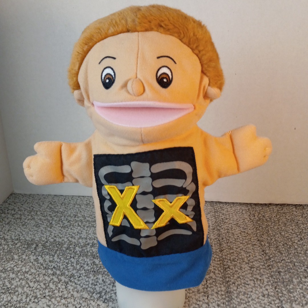 Lakeshore Learning Alphabet Hand Puppet Plush Letter X X-ray Homeschooling