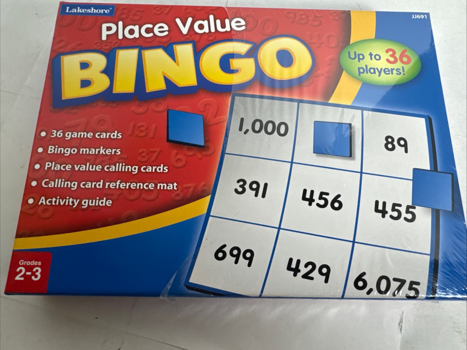 NIB Lakeshore Learning Division Bingo lot of 3 Bingo’ NEW FACTORY SEALED BOX