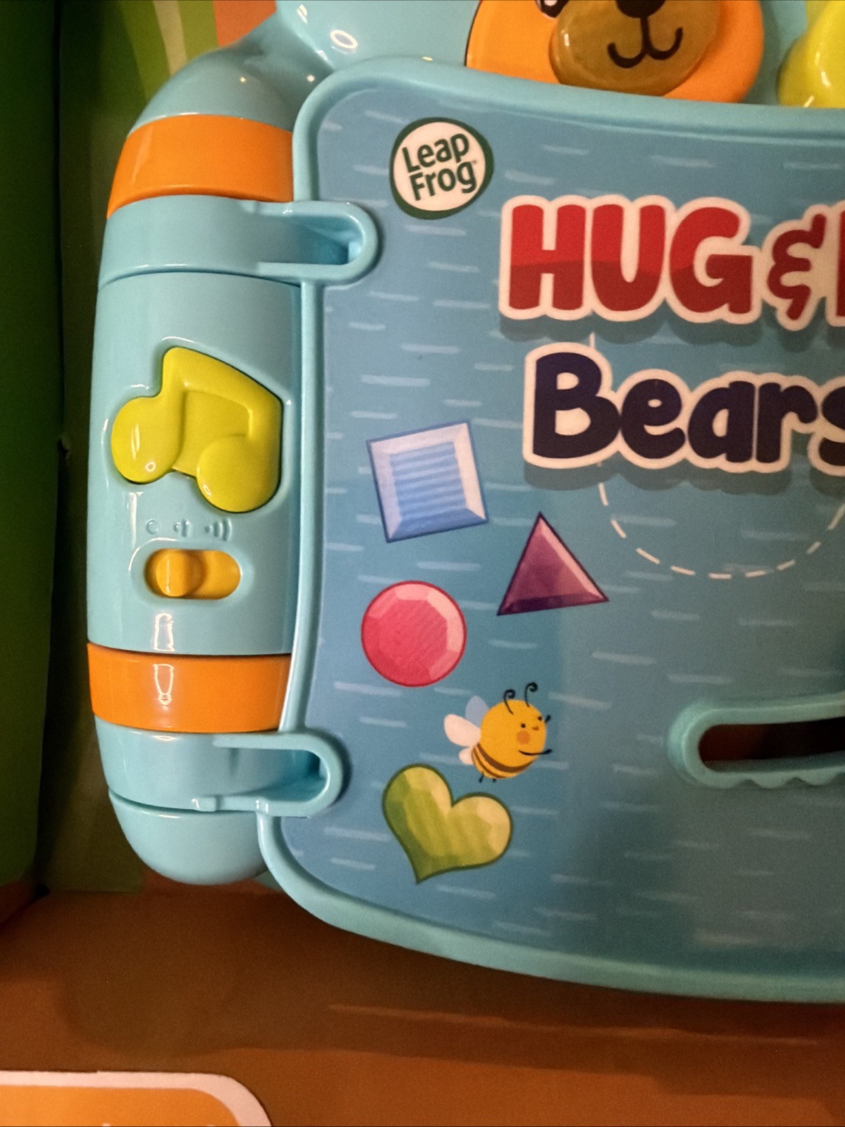 Leap Frog Hug & Learn Bears BOOK Electronic Activity Book NIB New 6 Months +